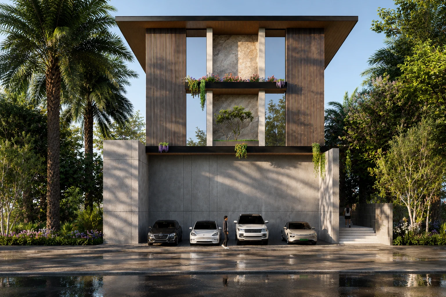 Contemporary residence
